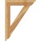 Ekena Millwork Traditional Traditional Rough Sawn Bracket, Western Red Cedar, 4"W x 24"D x 32"H BKT04X24X32TRA01RWR - alternate 3